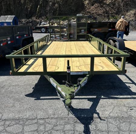 New 2026 Top Hat MP 7X18 Utility Trailer