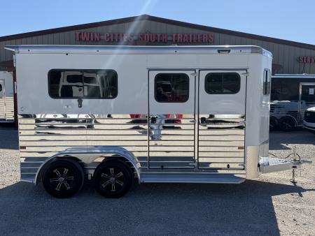 New 2025 Sundowner 2 Horse Bumper Pull Charter SE Horse Trailer
