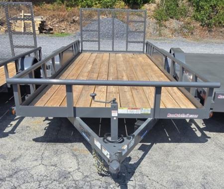 New 2026 Top Hat 7X20 Utility Trailer 10K GVWR