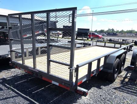 New 2026 Top Hat 7X20 Utility Trailer 10K GVWR