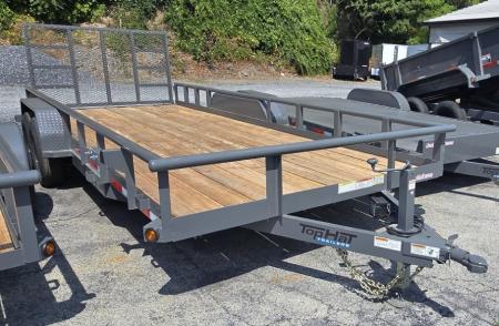 New 2026 Top Hat 7X20 Utility Trailer 10K GVWR