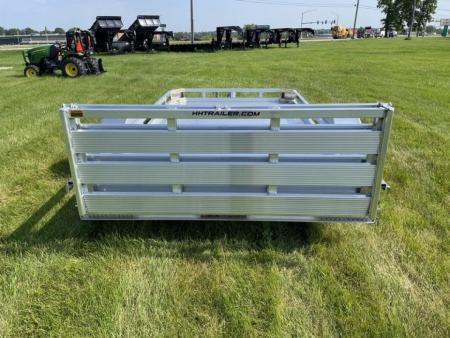 New 2026 H&H Trailers 78x14 Aluminum Low Side Utility Trailer
