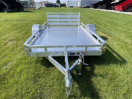 New 2026 H&H Trailers 78x14 Aluminum Low Side Utility Trailer
