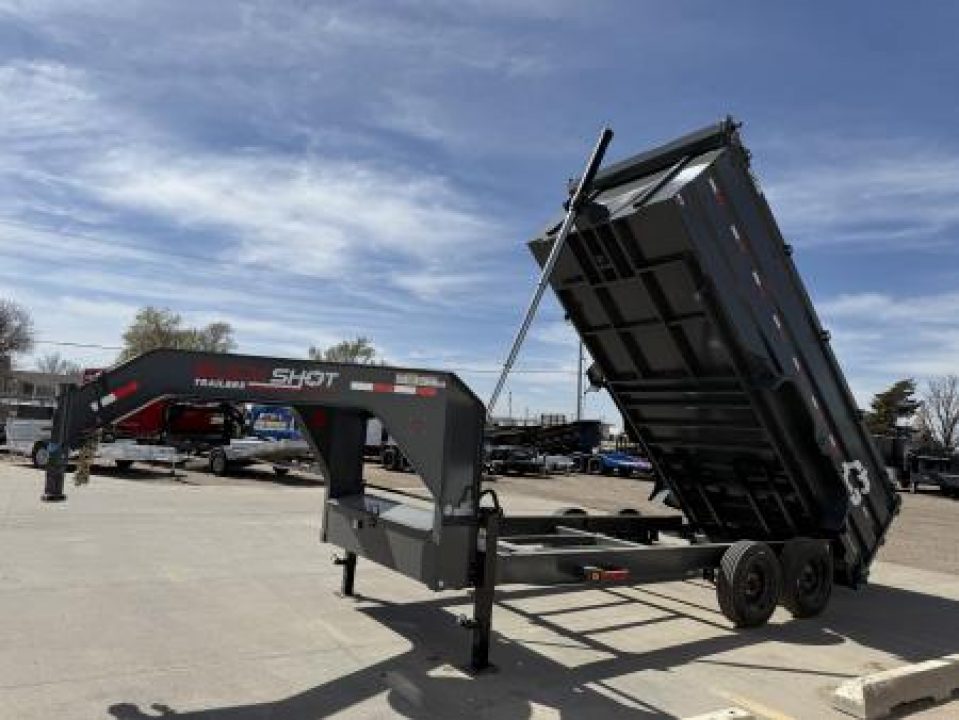 New 2027 Buckshot MFG GTI416 16' X 83" X 48" 8K Axles Dump Trailer