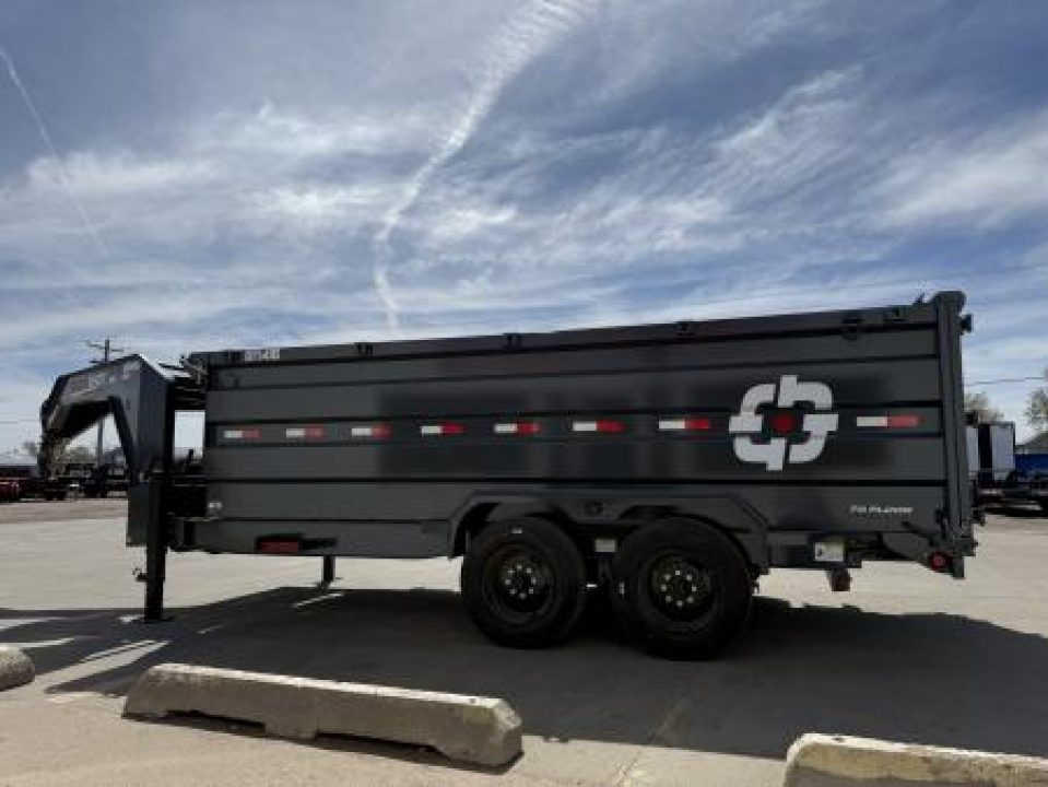 New 2027 Buckshot MFG GTI416 16' X 83" X 48" 8K Axles Dump Trailer