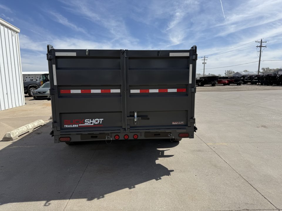New 2027 Buckshot MFG GTI416 16' X 83" X 48" 8K Axles Dump Trailer