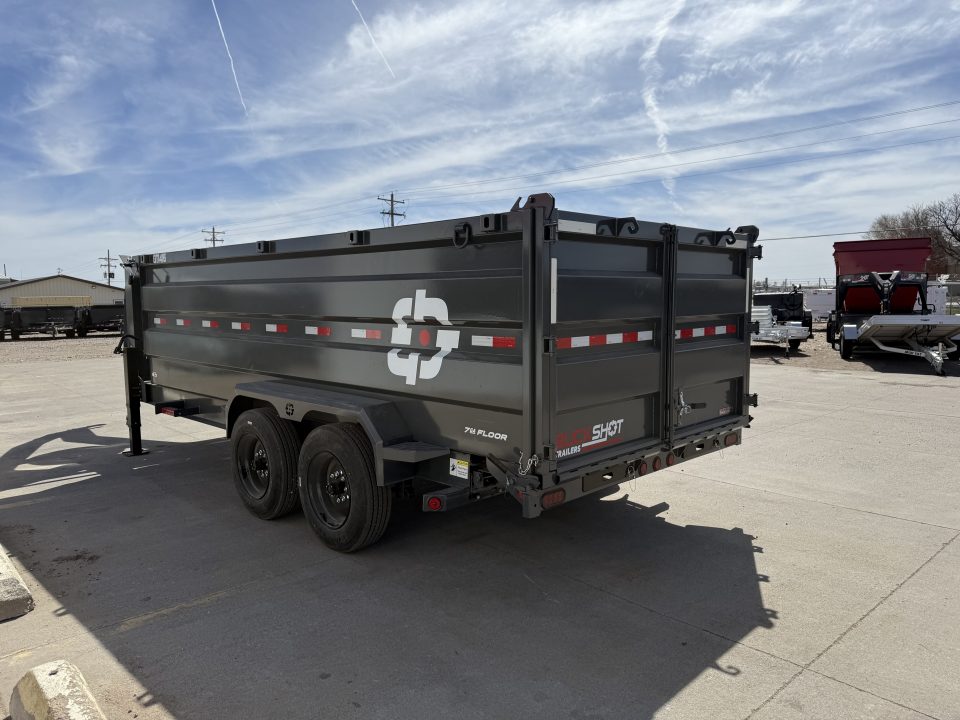 New 2027 Buckshot MFG GTI416 16' X 83" X 48" 8K Axles Dump Trailer