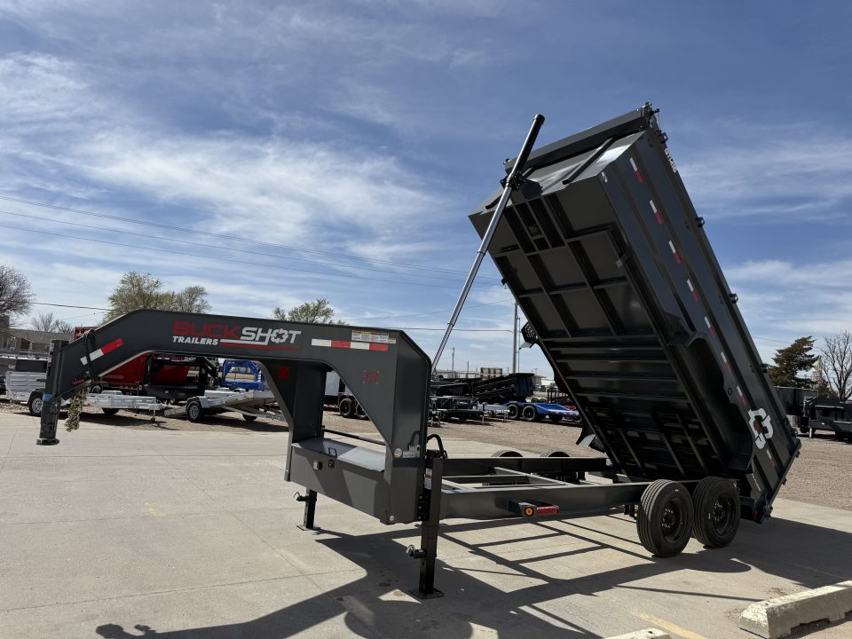 New 2027 Buckshot MFG GTI416 16' X 83" X 48" 8K Axles Dump Trailer