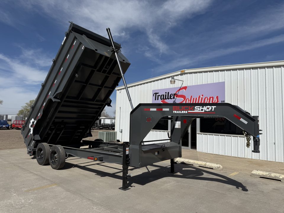 New 2027 Buckshot MFG GTI416 16' X 83" X 48" 8K Axles Dump Trailer