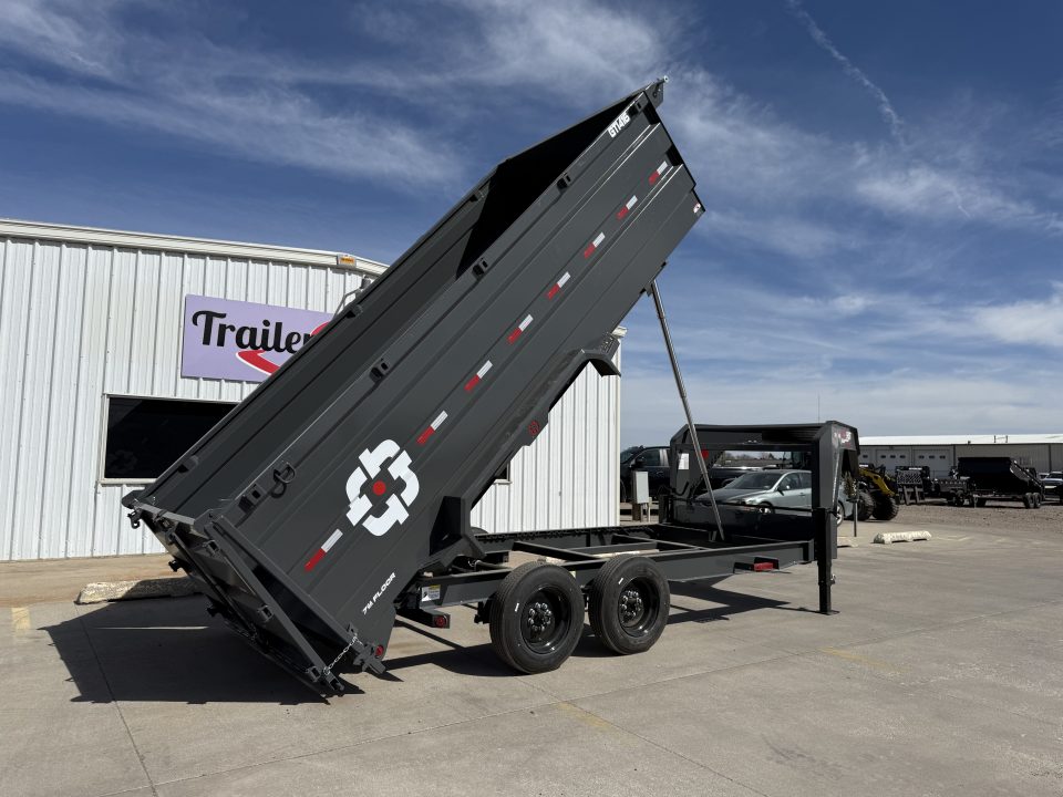 New 2027 Buckshot MFG GTI416 16' X 83" X 48" 8K Axles Dump Trailer