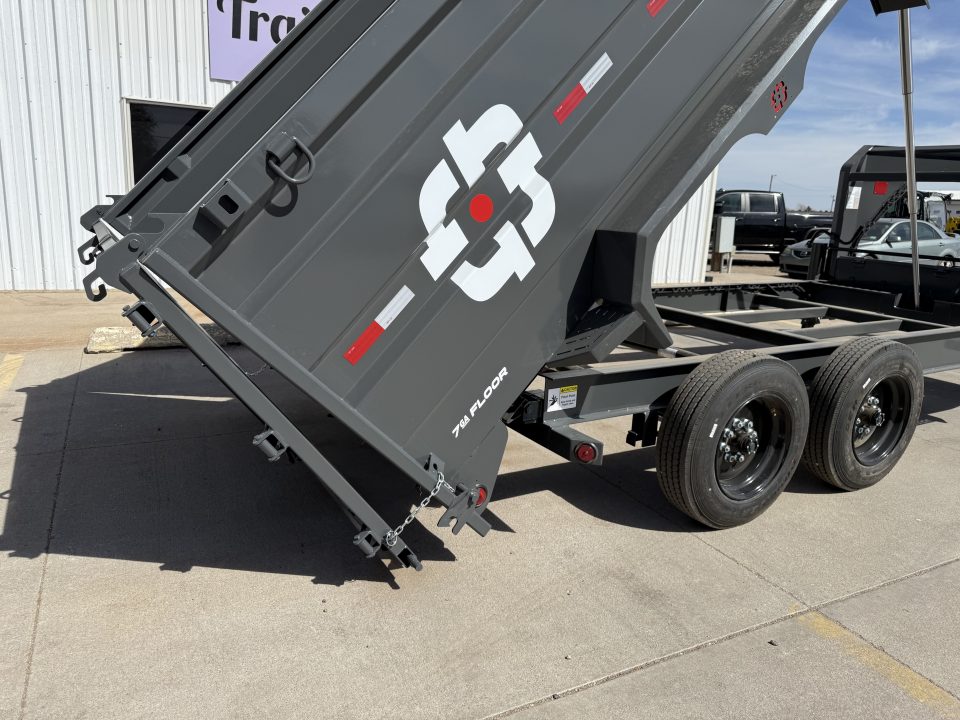 New 2027 Buckshot MFG GTI416 16' X 83" X 48" 8K Axles Dump Trailer