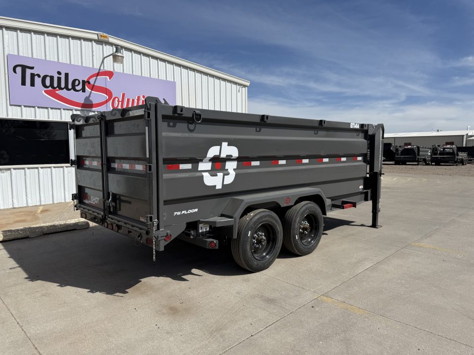 New 2027 Buckshot MFG GTI416 16' X 83" X 48" 8K Axles Dump Trailer