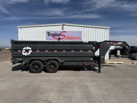 New 2027 Buckshot MFG GTI416 16' X 83" X 48" 8K Axles Dump Trailer