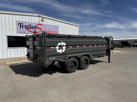 New 2027 Buckshot MFG GTI416 16' X 83" X 48" 8K Axles Dump Trailer
