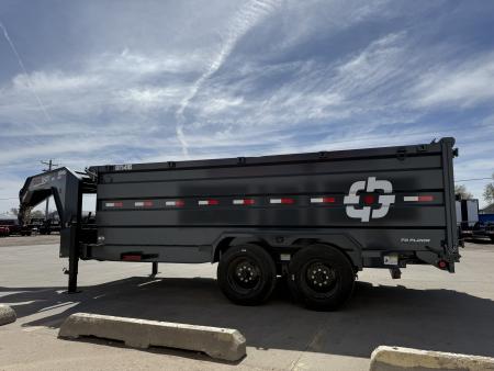 New 2027 Buckshot MFG GTI416 16' X 83" X 48" 8K Axles Dump Trailer