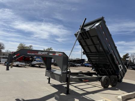 New 2027 Buckshot MFG GTI416 16' X 83" X 48" 8K Axles Dump Trailer