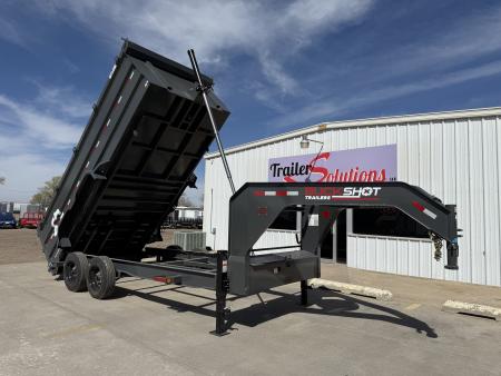 New 2027 Buckshot MFG GTI416 16' X 83" X 48" 8K Axles Dump Trailer