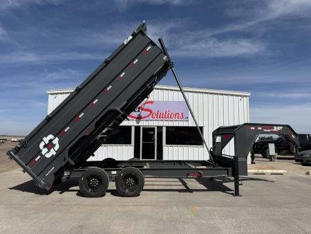 New 2027 Buckshot MFG GTI416 16' X 83  X 48  8K Axles Dump Trailer