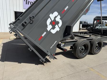 New 2027 Buckshot MFG GTI416 16' X 83" X 48" 8K Axles Dump Trailer