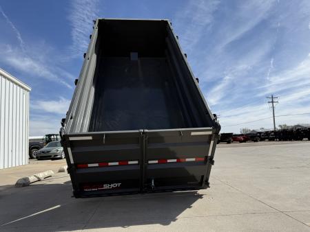 New 2027 Buckshot MFG GTI416 16' X 83" X 48" 8K Axles Dump Trailer