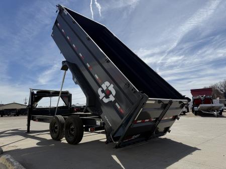 New 2027 Buckshot MFG GTI416 16' X 83" X 48" 8K Axles Dump Trailer