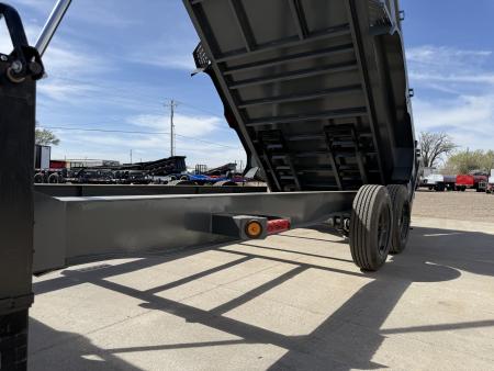 New 2027 Buckshot MFG GTI416 16' X 83" X 48" 8K Axles Dump Trailer