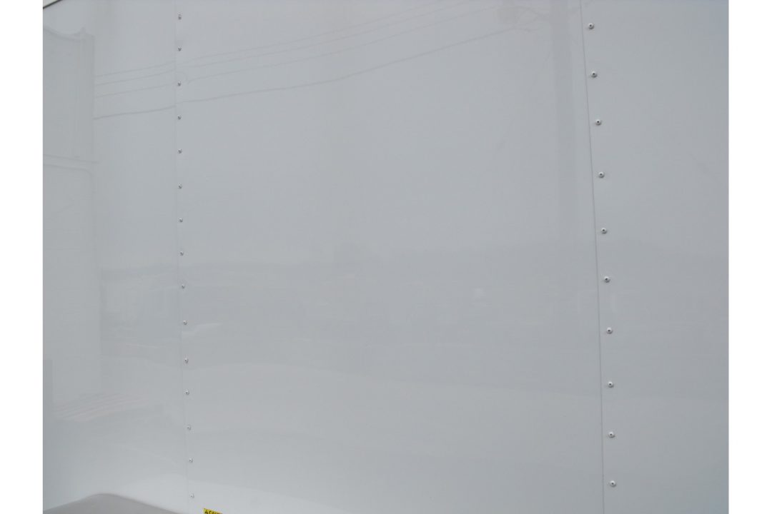 New Enclosed Trailer 7 X 16 RAMP DOOR 7' Interior Height Color White 080 SKIN 10400 GVWR