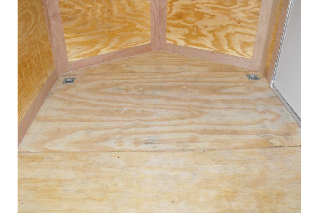 New Enclosed Trailer 7 X 16 RAMP DOOR 7' Interior Height Color White 080 SKIN 10400 GVWR