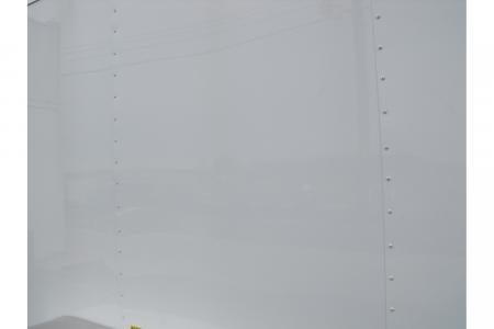 New Enclosed Trailer 7 X 16 RAMP DOOR 7' Interior Height Color White 080 SKIN 10400 GVWR