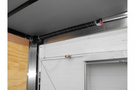 New Enclosed Trailer 7 X 16 RAMP DOOR 7' Interior Height Color White 080 SKIN 10400 GVWR