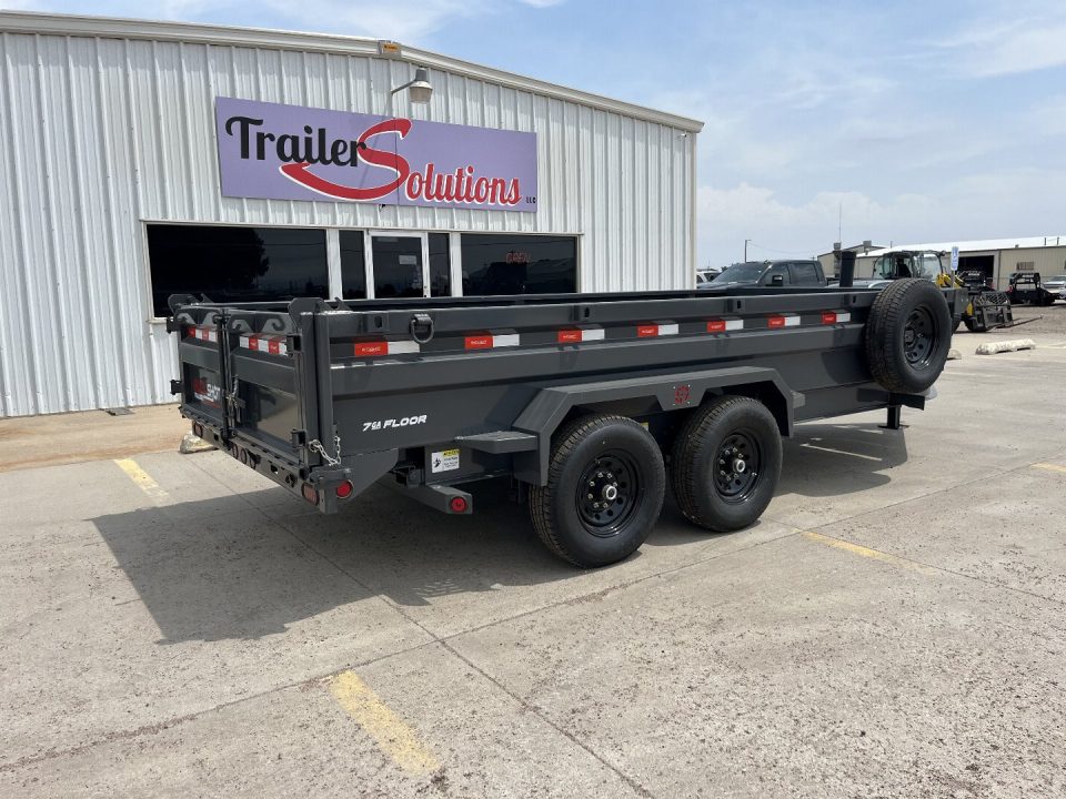 New 2026 Buckshot MFG TLP216 16' X 83" X 24" Dump Trailer