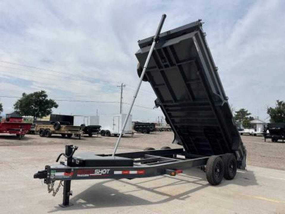 New 2026 Buckshot MFG TLP216 16' X 83" X 24" Dump Trailer