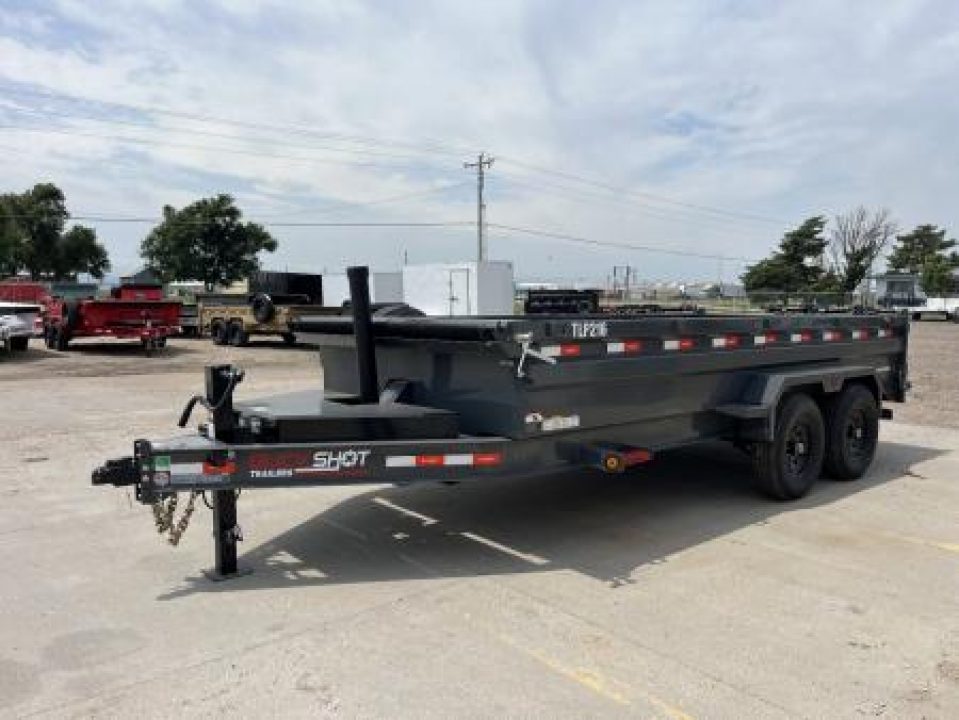 New 2026 Buckshot MFG TLP216 16' X 83" X 24" Dump Trailer