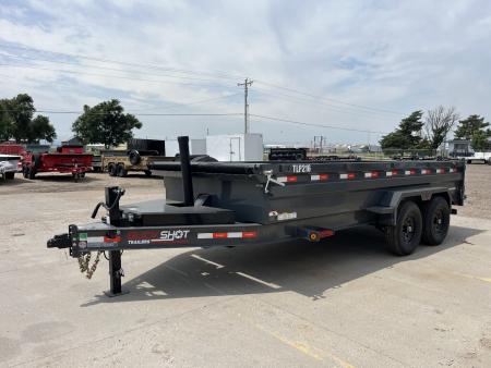 New 2026 Buckshot MFG TLP216 16' X 83" X 24" Dump Trailer