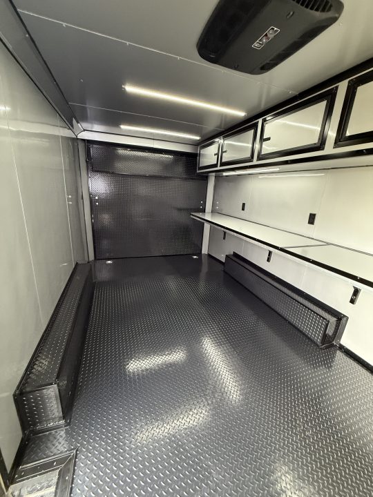 New 8.5X16TA Silver Office Trailer