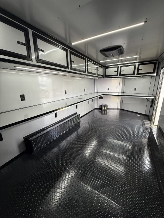 New 8.5X16TA Silver Office Trailer