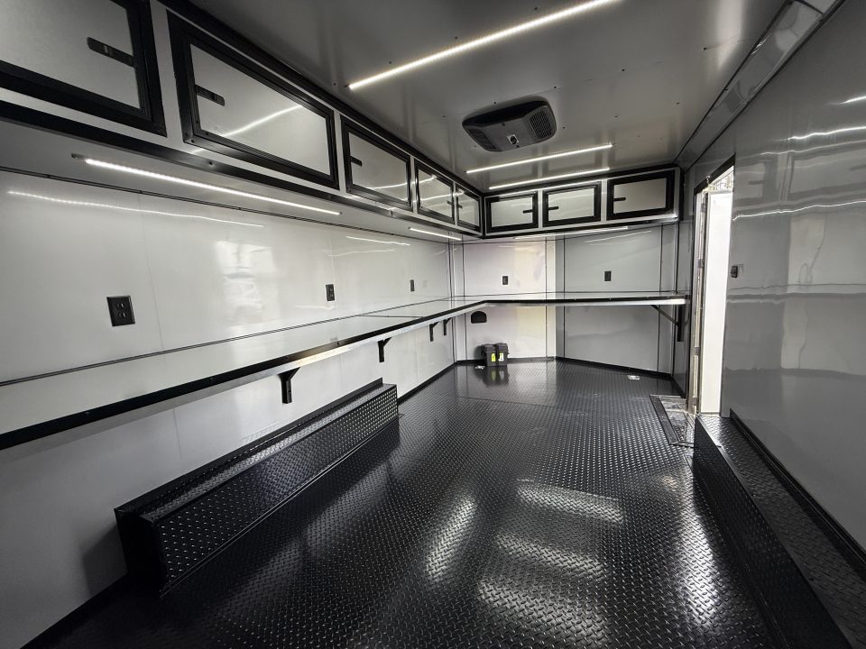 New 8.5X16TA Silver Office Trailer