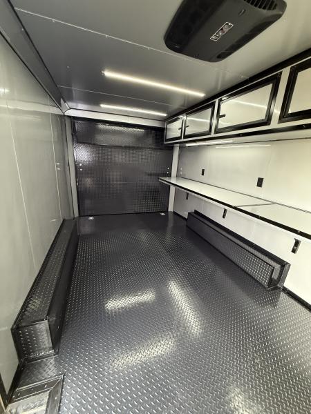 New 8.5X16TA Silver Office Trailer