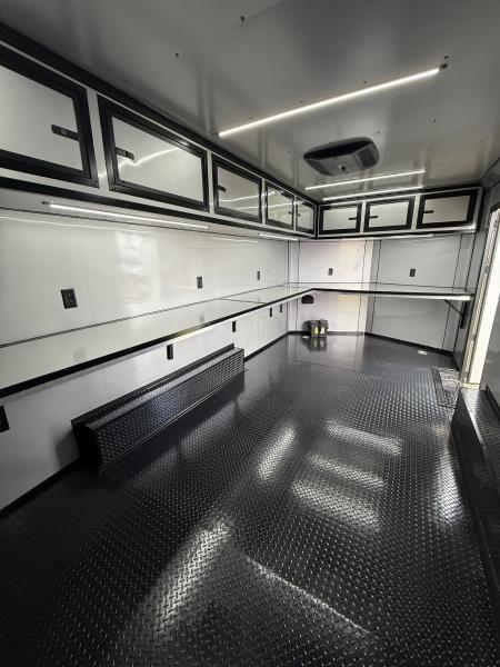 New 8.5X16TA Silver Office Trailer