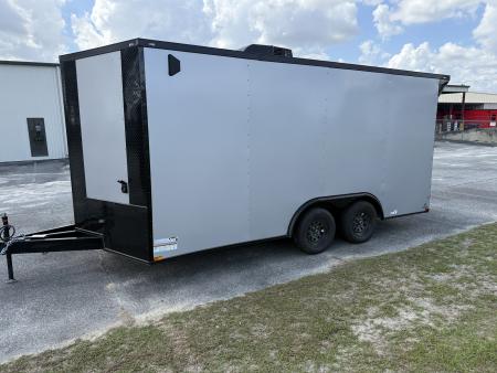 New 8.5X16TA Silver Office Trailer
