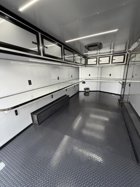New 8.5X16TA Silver Office Trailer