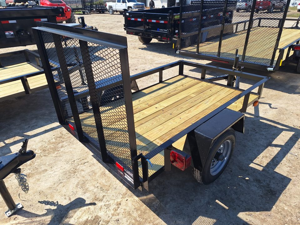 New 2026 AMO 4X6 LIGHT DUTY Landscape Trailer