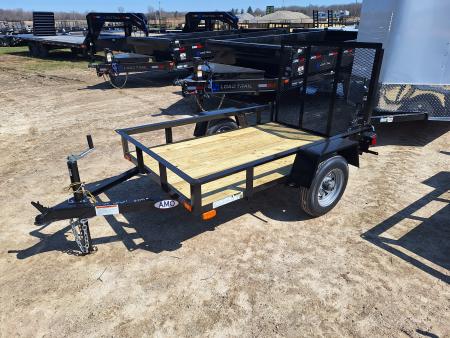 New 2026 AMO 4X6 LIGHT DUTY Landscape Trailer