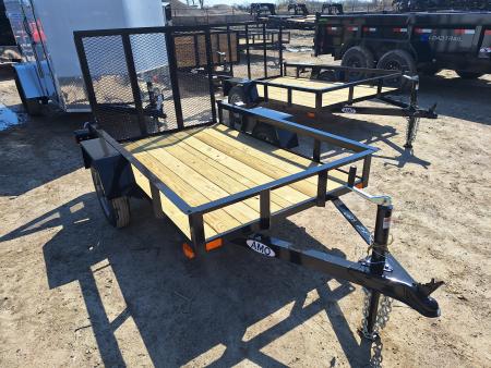 New 2026 AMO 4X6 LIGHT DUTY Landscape Trailer