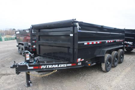 New 2026 PJ Trailers 16' DM 21K GVWR STOCK ID 52943 Dump Trailer