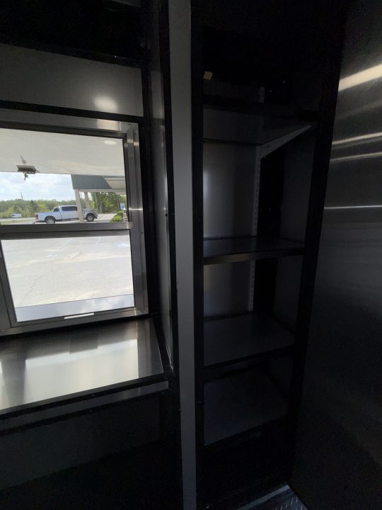 New 7X14TA Black Beverage Coffee Trailer