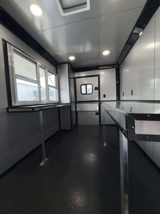 New 7X14TA Black Beverage Coffee Trailer