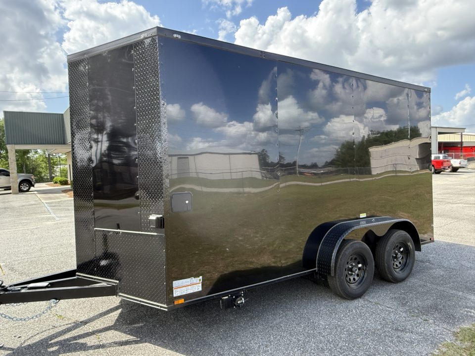 New 7X14TA Black Beverage Coffee Trailer