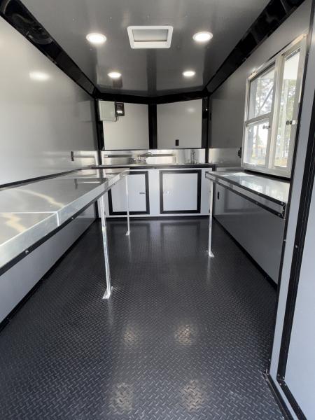 New 7X14TA Black Beverage Coffee Trailer