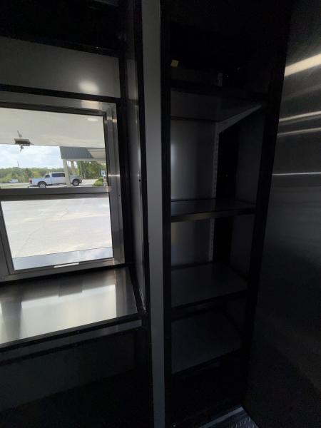 New 7X14TA Black Beverage Coffee Trailer
